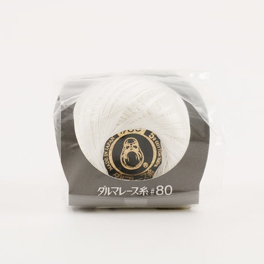 钩针线 『DARUMA钩针线 ＃80 5G第二顏色] Daruma DARUMA 橫田