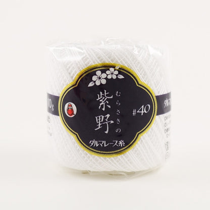 钩针线 “ Shino＃40 10G 1（白色）顏色” Daruma DARUMA 橫田