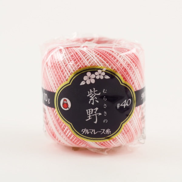 钩针线 “ Shino＃40 10G Kasuri 52顏色” Daruma DARUMA 橫田