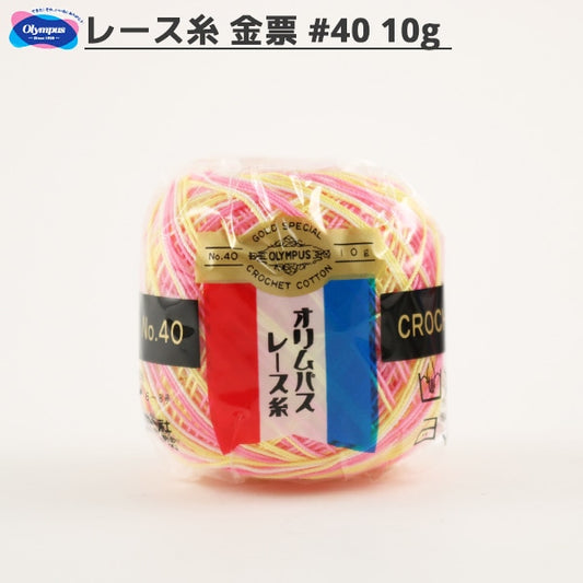 钩编线 『Olympus钩编线 金票＃40 10G（混合）M3颜色” Olympus