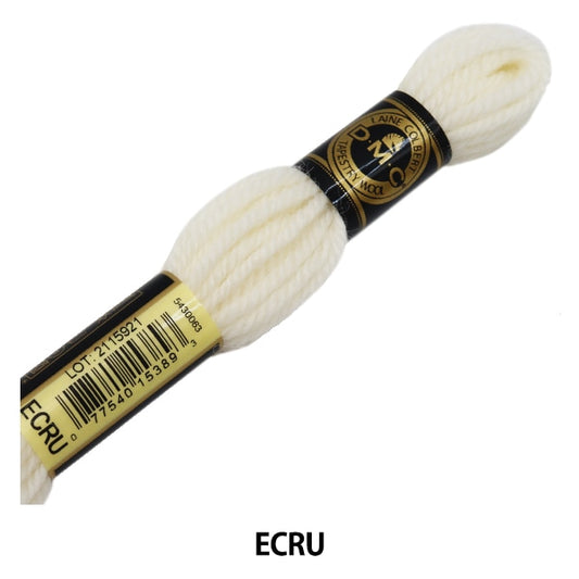 Embroidery thread "DMC No. 4 Embroidery Thread Tapestry Wool Yellow ECRU" DMC Dewems
