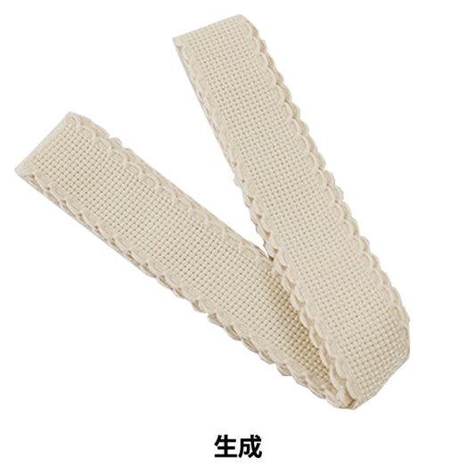 Embroidery Fabric "Zweigart (TsubaiGart) Aidatape 2.5cm Width 1m Cut 7002 3 generation" Original Zweigart Handarbeits-Stoft