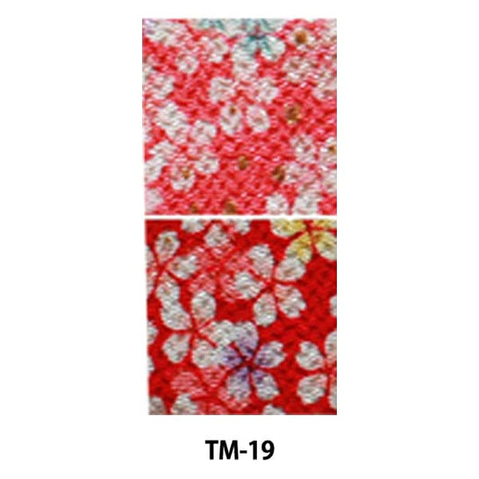 织物 “ Kyochirimen Tsumamizaiku用过的切口织物 图案2颜色集TM-19] Panami Panami takagi纤维