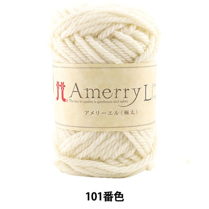 秋冬纱线 “ Amerry L（Ameryel）（极厚）101颜色” Hamanaka
