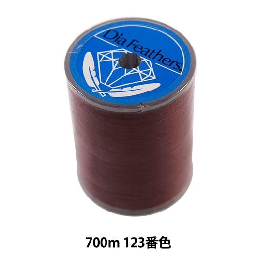 Sewing machine thread "Diarfther SpanSewing machine thread Ordinary local #60 700m 123 color] Daikoku Silk
