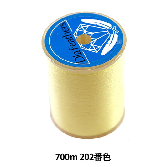 Sewing machine thread "Diarfther SpanSewing machine thread Ordinary local #60 700m 202 color] Daikoku Silk