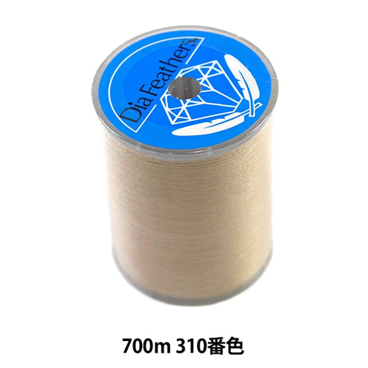 Sewing machine thread "Diarfther SpanSewing machine thread Ordinary local #60 700m 310 color] Daikoku Silk