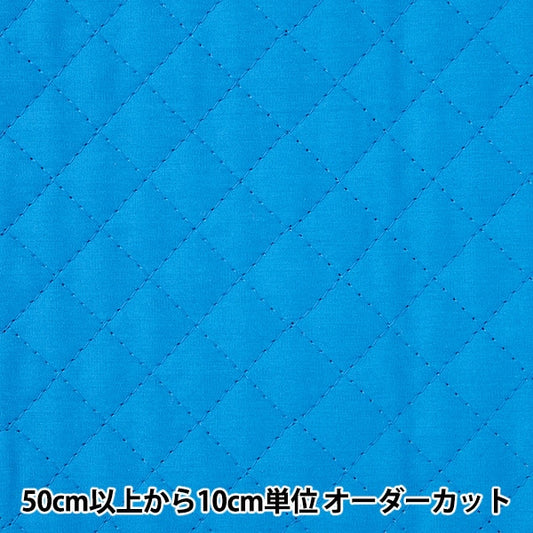 [From quantity 5] Fabric 『SheetingQuilting 85 Blue]