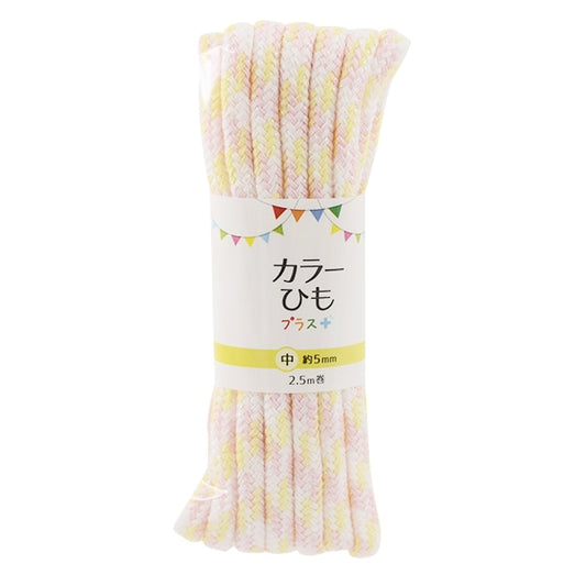 Craft Cord 『Color CordPlus Mix Lame Pink Yellow Py Sun55-312] KIYOHARA