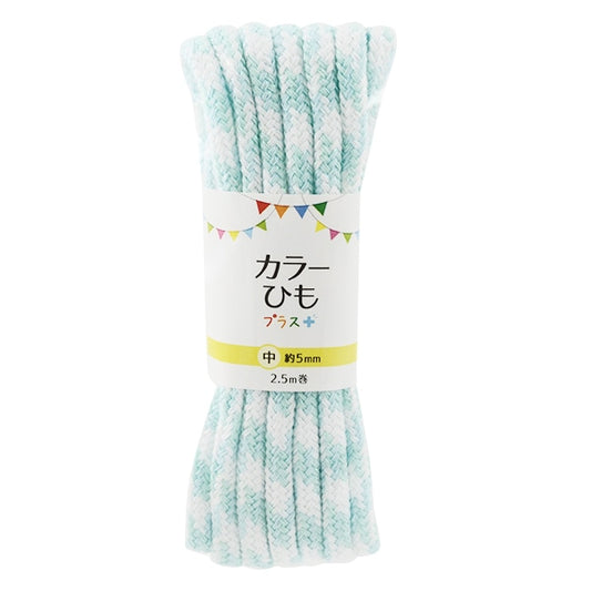 Handicraft tape "Color CordPlus Mix Lame Mint Blue MB Sun55-313] KIYOHARA