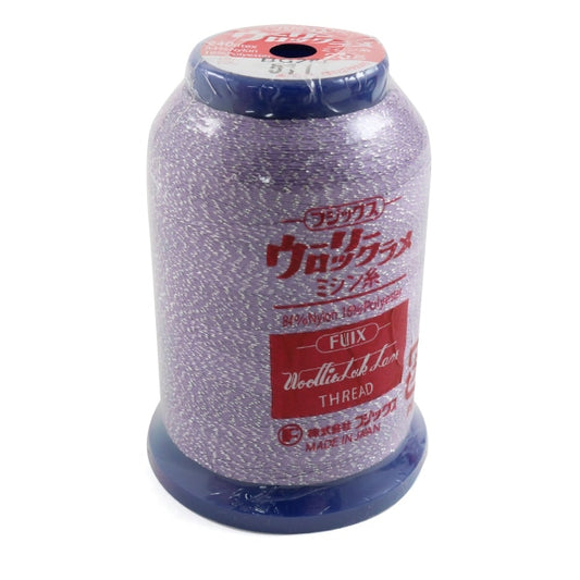 用于岩石缝纫机缝纫机线 “羊毛锁la脚高扩展1000m（25g）511颜色” fujix fujix