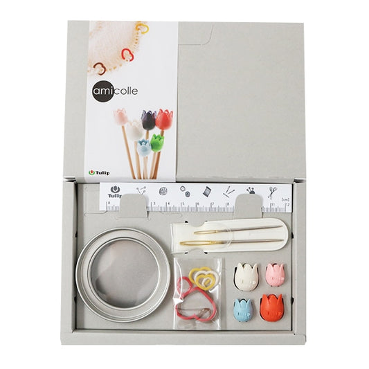 Knitting tool "Amikore Set (Eye Kazoe MarkerKnitting NeedlesCap) ASC-001] TULIP tulip