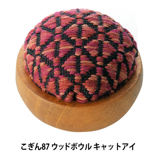 Embroidery kit "Kogin 87 Wood Bowl Cat Eye" Olympus