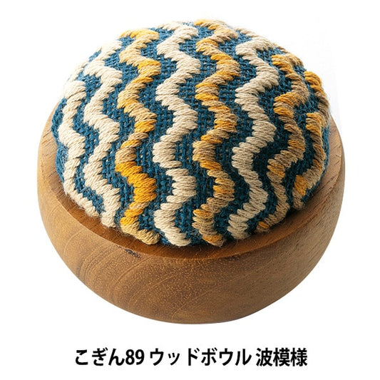 Embroidery kit "Kogin 89 Wood Bowl Wave pattern" Olympus