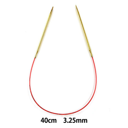 編織針 “ addi競賽圓針金40厘米針尺寸3.25mm] addi adi