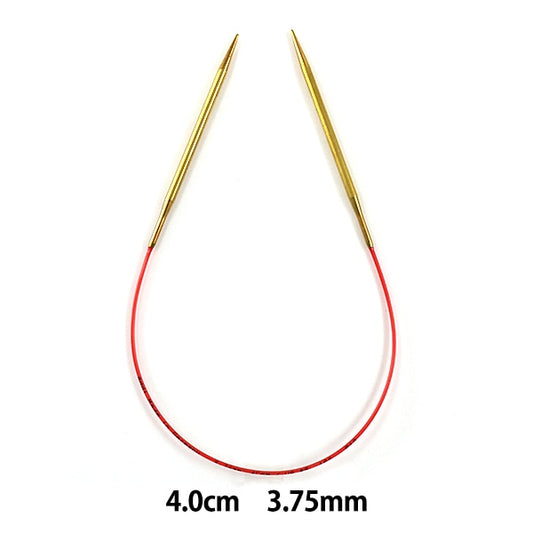 編織針 “ addi競賽圓針金40厘米針尺寸3.75mm] addi adi