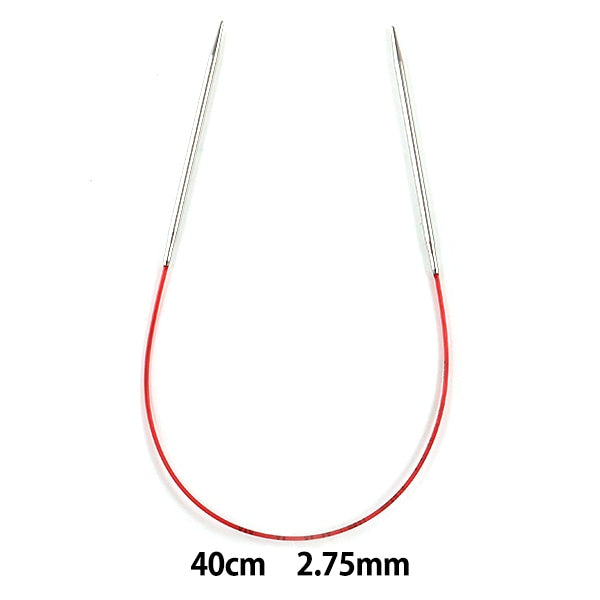 編織針 “ addi競賽圓針銀40厘米針尺寸2.75mm] addi adi