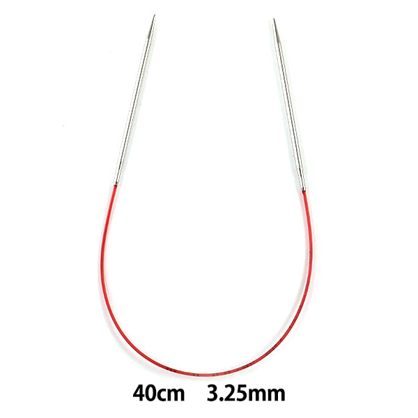 編織針 “ addi競賽圓針銀40厘米的針頭尺寸3.25mm] addi adi