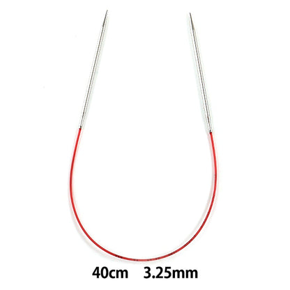 編織針 “ addi競賽圓針銀40厘米的針頭尺寸3.25mm] addi adi