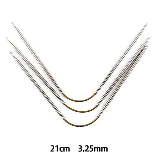 Knitting Needles "Addicrasytrio Short (Adecrage Trio Short) Hand Size 3.25mm" ADDI Adi