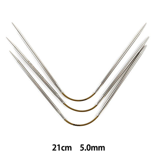 Knitting Needles "Addicrasytrio Short (Adecrage Trio Short) Hand Size 5.0mm" ADDI Adi