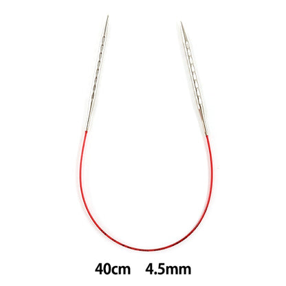 Knitting Needles "Addinovel (Adinovel) Circlar Needles 40cm needle size 4.5mm] Addi Adi