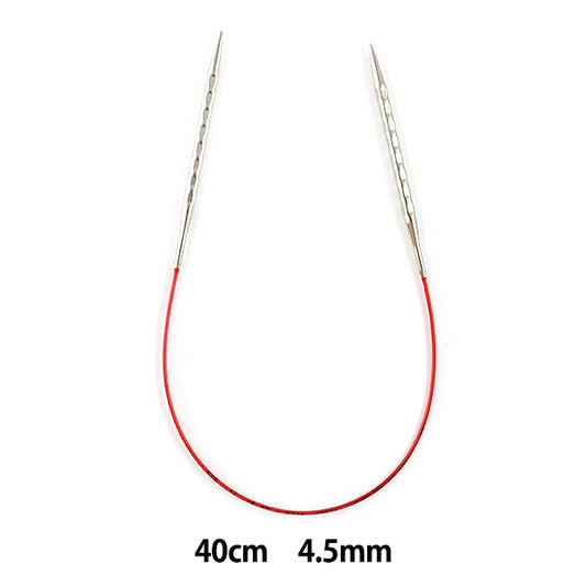 Knitting Needles "Addinovel (Adinovel) Circlar Needles 40cm needle size 4.5mm] Addi Adi