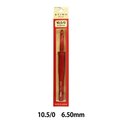 编织针 “ Etimo Red（Etimored）垫子握把钩针 编号10.5/0“郁金香郁金香