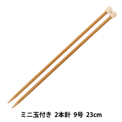 編織針 “硬竹針織針 2帶迷你球23厘米的針頭9英寸Mansell Mansel