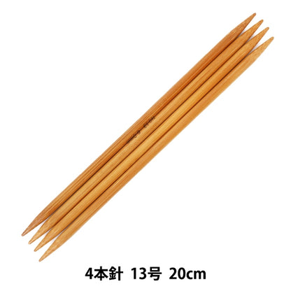 編織針 “硬竹針織針 4針20厘米13“曼塞爾曼塞爾
