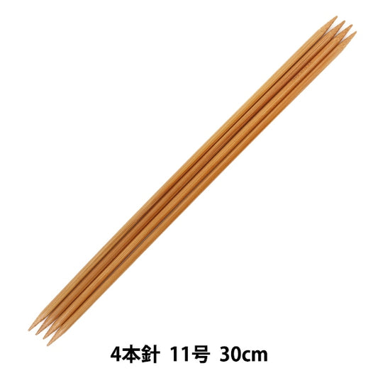 編織針 “硬竹針織針 4針30cm 11“ Mansell Mansel