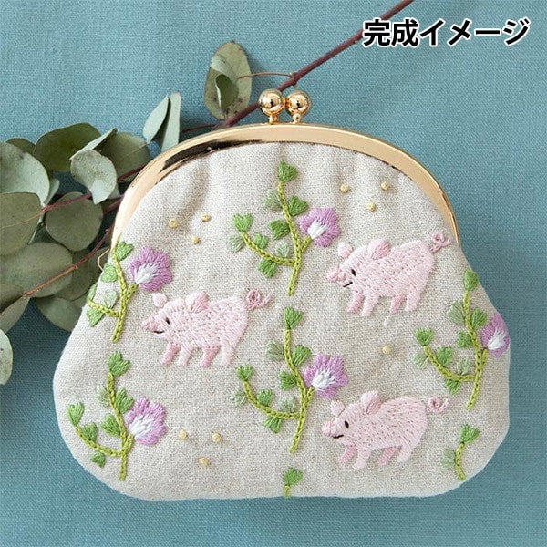 PIECE embroidery kit "CHICCHI's animal embroidery kit kit and yahaz peasGamaguchi PHC-079 PIECE "