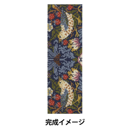 进口刺绣套件“威廉·莫里斯（William Morris）（威廉·莫里斯（William Morris））书签草莓小偷（草莓小偷）BL1170 77 DMC DMS。