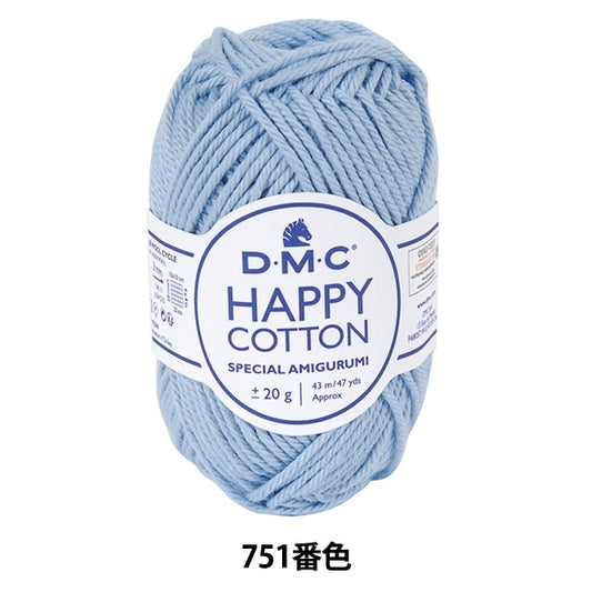 春夏纱线 “快乐的棉花时间时间751颜色” DMC Dewem Sea