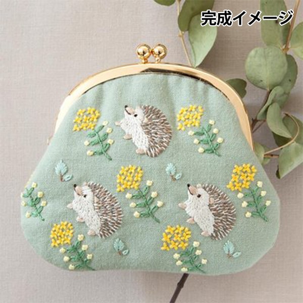 PIECE embroidery kit "CHICCHI's animal embroidery kit Hatari and nanohanaGamaguchi PHC-080 PIECE (Peace)]