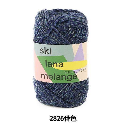 秋冬纱线 “滑雪Lana Melange 2826”滑雪滑雪纱