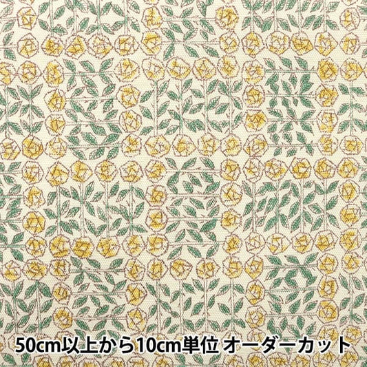 [From quantity 5] Fabric "Liberty Liberty Print Oxford Sleeping Rose 10-3630275-YE] Liberty Japan