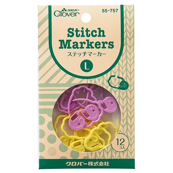 編み物用品 『ステッチマーカー L 55757』 Clover クロバー