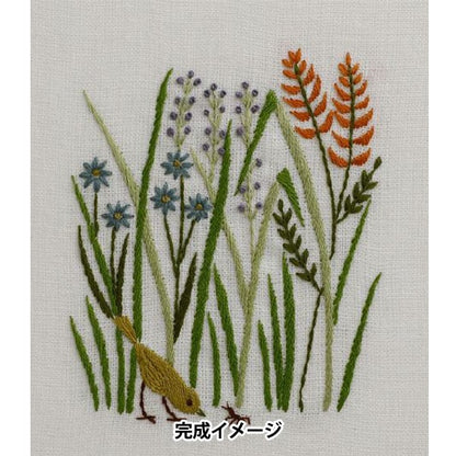 Embroidery kit "Macabearis 12 months motif and Kotori Summer Greeting July JPT45" DMC Diem Sea
