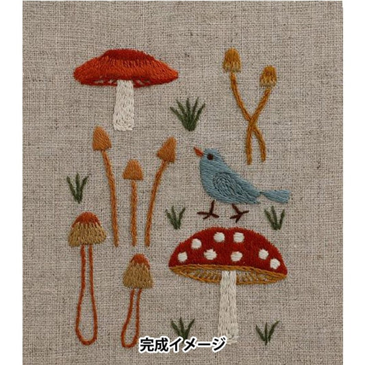 Embroidery kit "Macabearis 12 months motif and Kotori no Megumi October JPT48" DMC Diem Sea