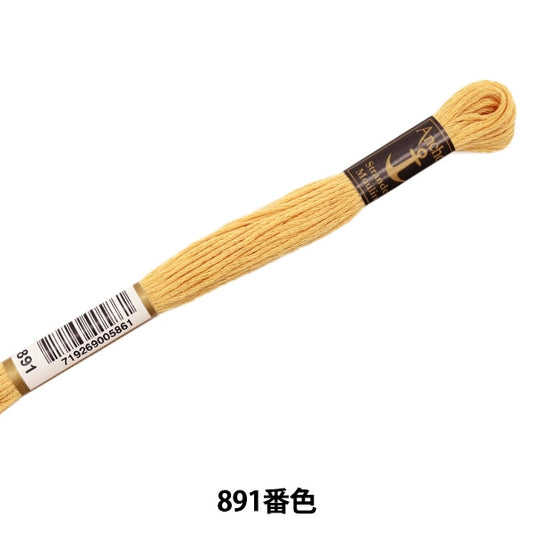 刺绣线“锚（锚）25th刺绣线891颜色”