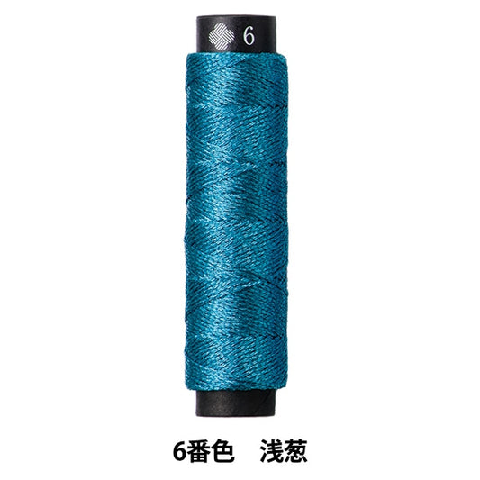 刺绣线程“ Nishiki and Lake 6 No. 6 Asagi” Lecien Lecien Cosmo Cosmo