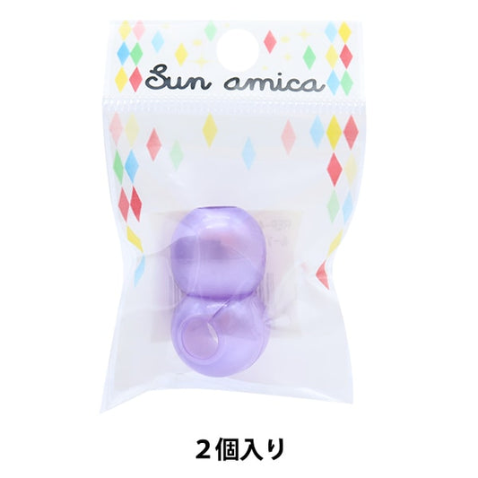 手工藝品零件“循環末端珍珠紫色rep-4”