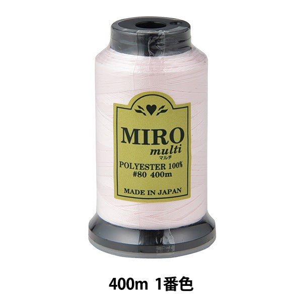 缝纫机线 “ Milo Multi Rock缝纫机线 80th 400m卷1颜色”