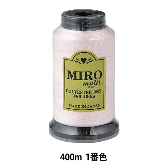 缝纫机线 “ Milo Multi Rock缝纫机线 80th 400m卷1颜色”
