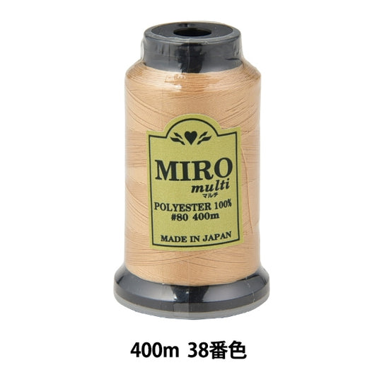 缝纫机线 “ Milo Multi Rock缝纫机线 80th 400m卷38颜色]
