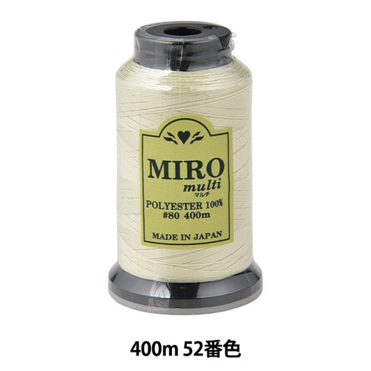 缝纫机线 “ Milo Multi Rock缝纫机线 80th 400m卷52颜色]