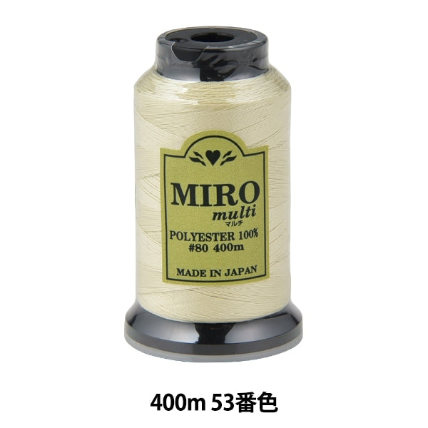 缝纫机线 “ Milo Multi Rock缝纫机线 80th 400m卷53颜色]