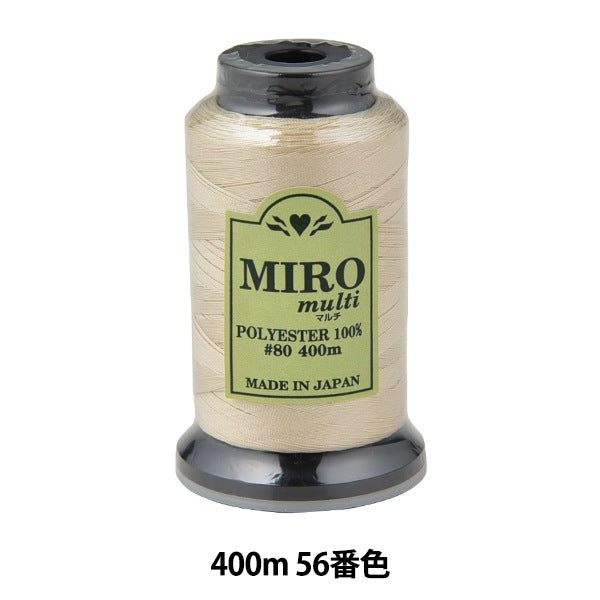 缝纫机线 “ Milo Multi Rock缝纫机线 80th 400m卷56颜色]