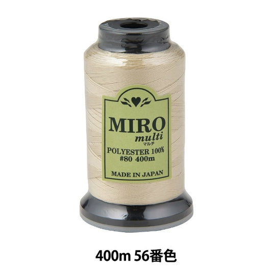 缝纫机线 “ Milo Multi Rock缝纫机线 80th 400m卷56颜色]